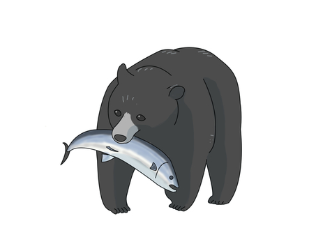 ツキノワグマ（獲物）