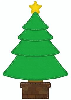 Christmas tree 3, christmas, christmas tree, star, JPG, PNG and AI