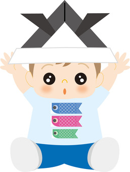 こどもの日 こどもの日 子供の日,あかちゃん,かわいいのイラスト素材