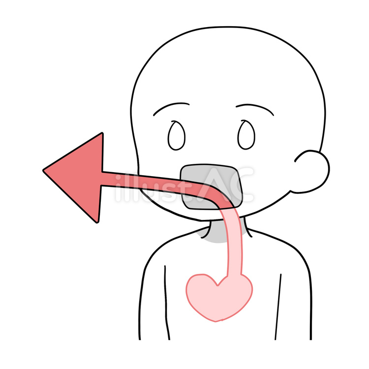 気持ち・想いのアウトプット アウトプット,言う,気持ちのイラスト素材