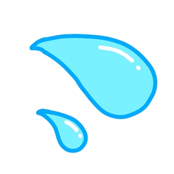 汗 汗,あせ,アセ,慌てる,手描きのイラスト素材