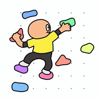 スポーツクライミング スポーツクライミング,クライマー,壁登り,スポーツ,競技,運動,トレーニングのイラスト素材