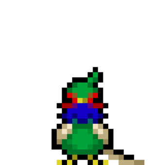 キジ（ドット絵） キジ,鳥,動物,ドット,絵,ゲーム,ピクセルアート,レトロ,rpg,ロープレのイラスト素材