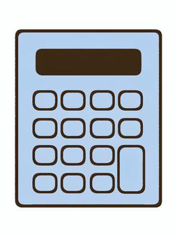 手書き_電卓_01 電卓,計算,デフォルメ,文房具,事務用品,数字,ビジネス,会計,シンプル,アイコンのイラスト素材