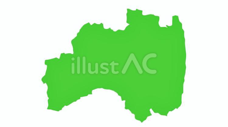 地図　福島県 福島県,地図,福島のイラスト素材