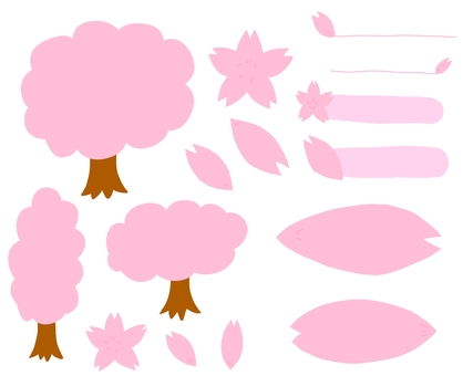Illustration, cherry blossoms, petal, plant, 