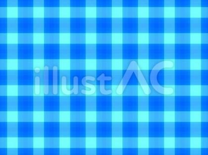 ブルーのチェック柄の背景壁紙素材の画像