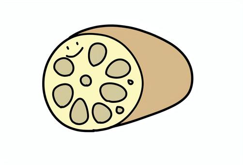 蓮根 蓮根 蓮根,野菜,商用可のイラスト素材