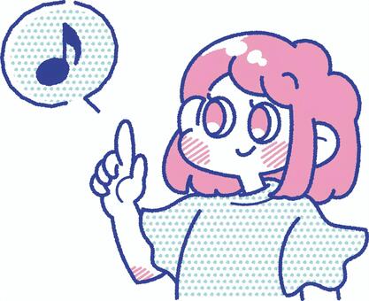 指をさす笑顔の女の子　吹き出し付き 子ども,女の子,小学生,ポーズ,指さし,ポイント,教える,説明,児童,表情のイラスト素材