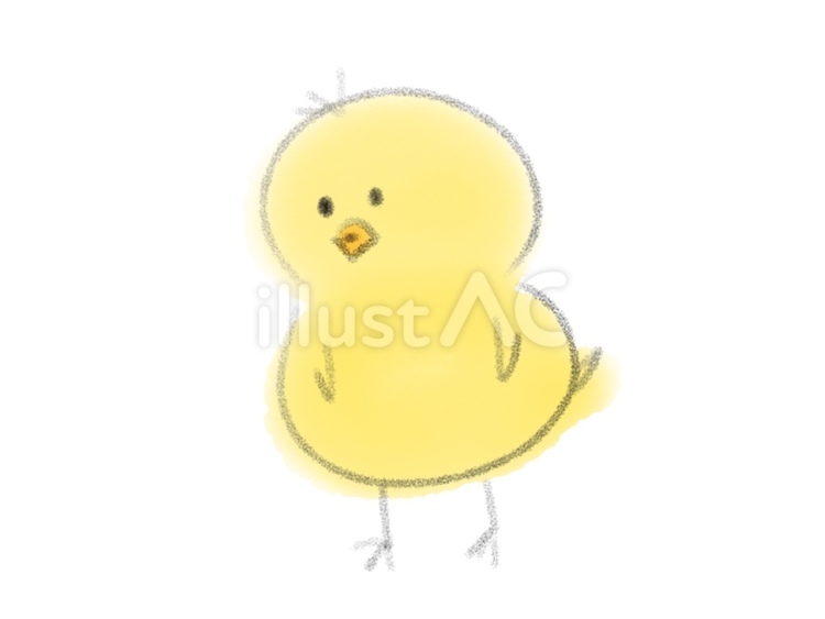 落ち込むひよこ ひよこ,落ち込む,鶏のイラスト素材