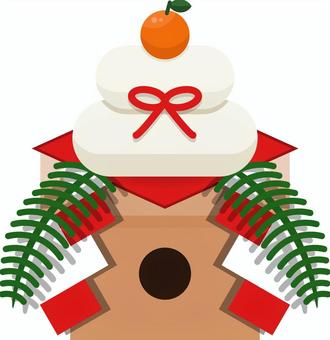 Kagami mochi, JPG and PNG Kagami mochi, kagami cake, lunar month, new year, JPG and PNG