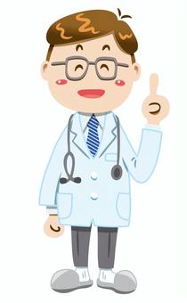 Illustration, doctor, a doctor, people, JPG, PNG and AI