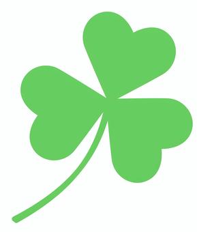 クローバー・植物 三つ葉,クローバー,植物,シロツメクサ,マーク,記号,イラスト,草,雑草,シンプルのイラスト素材