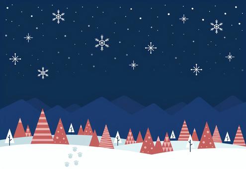 シンプルな冬の背景イラスト２ チラシ,pop,ポスター,背景,広告,sns,web,おしゃれ,可愛い,アートのイラスト素材