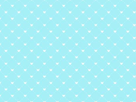 Illustration, quilting, azul claro, coração, 