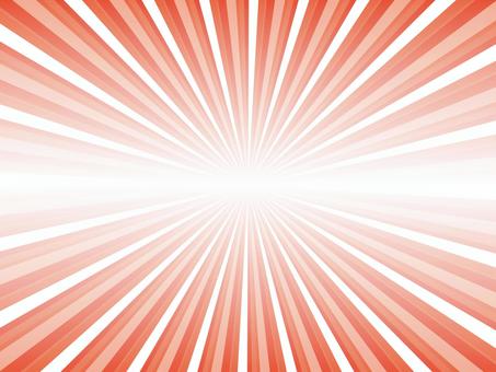 眩しく広がる赤色の集中線背景素材 背景,集中線,赤,爆発,放射線,光,太陽,空,日の出,スピードのイラスト素材