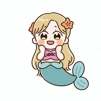 人魚姫 人魚姫 人魚姫,海,女の子,魚,物語のイラスト素材