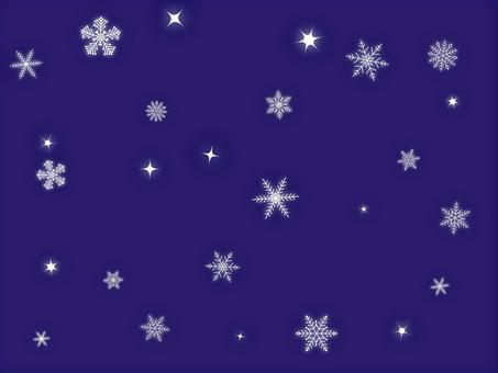 クリスマス雪の結晶 キラキラ,クリスマス,雪の結晶,星,冬,背景,雪,結晶,柄,あしらいのイラスト素材