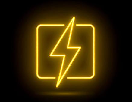 ネオンライトのフレーム