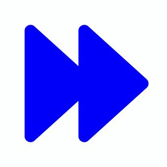 Illustration, arrow, blue, fast forward, 