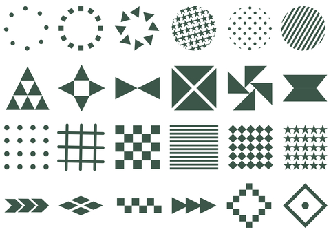 Illustration, red, decoration, geometry, 