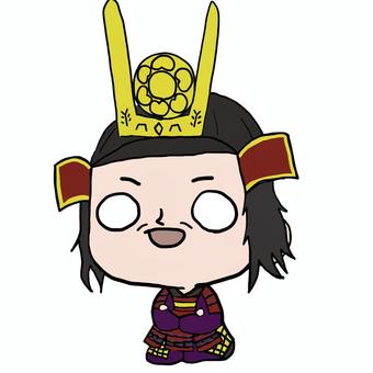 ゆるい長宗我部盛親さん 長宗我部盛親,四男,長宗我部元親,関ヶ原の戦い,長宗我部氏,波乱万丈,徳川家康,井伊直政,津野親忠,戦国時代のイラスト素材