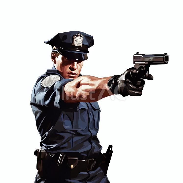 警察官４ 警察,人物,人のイラスト素材