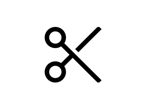 ハサミアイコン（クリップ・切り抜き） はさみ,クリップ,切り抜き,切り取り,web,サイト,hp,ホームページ,インターネット,ネットのイラスト素材