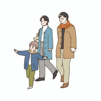 Illustration, outing, a trip, shopping, 