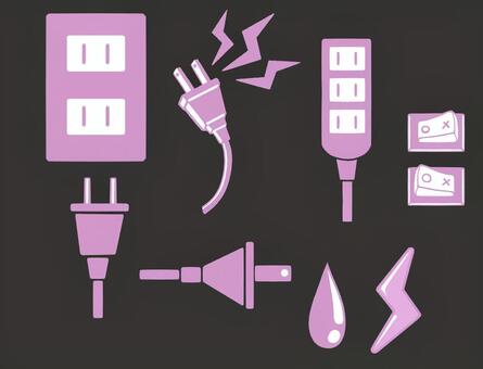 Illustration, outlet, plug, power supply, 