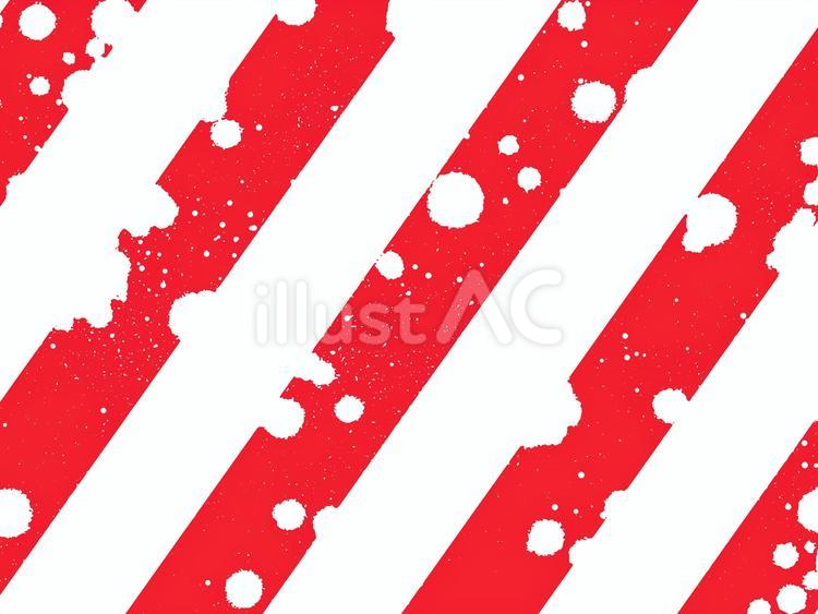 赤い擦れた斜めの縞模様素材 ストライプ,縞,模様のイラスト素材