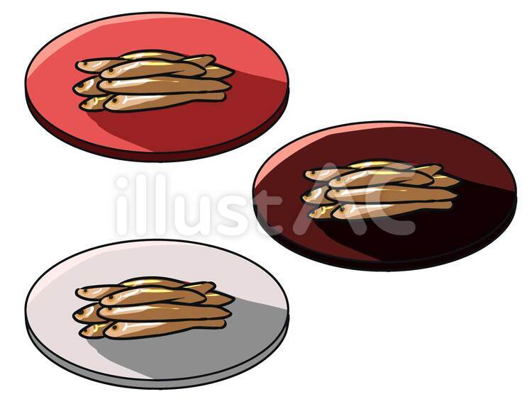 ごまめ ごまめ,田作り,食べ物のイラスト素材