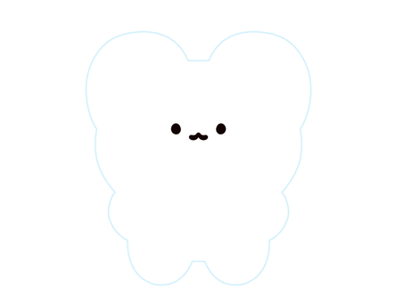 Polar bear, JPG and PNG Polar bear, white sky, tiny, deformed, JPG and PNG