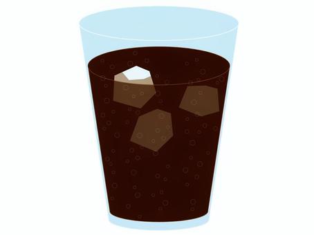 コーラ コーラ,炭酸,ジュース,飲み物,メニュー,ドリンク,氷,グラス,コップ,アイスのイラスト素材