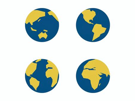 Illustration, earth, world, global, 