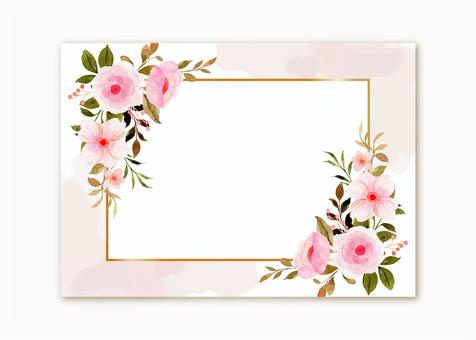 flower frame 046, flower, plant, frame, JPG, PNG and AI