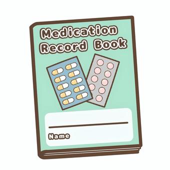 Medicine notebook (English), medicine notebook, english, tablet, JPG and PNG