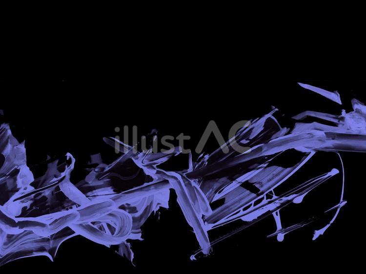 藤色の激しい筆触のある手描き和風抽象背景 和風,藤色,紫のイラスト素材