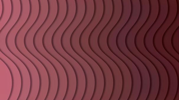 湾曲した段差の連続（赤） 段差,湾曲,パターン,壁紙,背景,シームレス,幾何学模様,配列,整列,規則的のイラスト素材