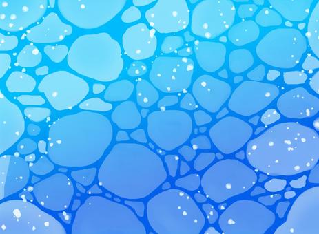 水の模様 水の模様 水,模様,波紋,青,海,キラキラのイラスト素材