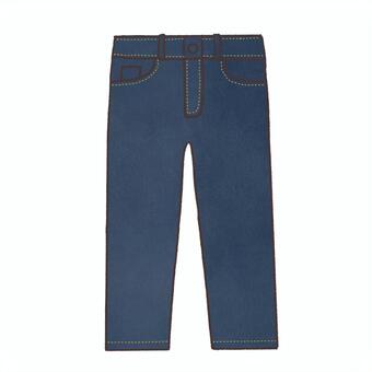 デニムパンツ パンツ,ズボン,服,衣類,デニムパンツのイラスト素材