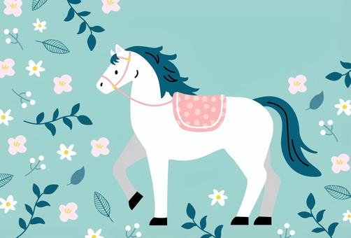 午年年賀状_01_文字なし