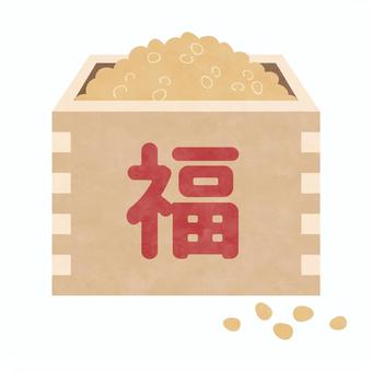 Soybeans in red letters, setsubun, प्यासा सेम बिखरने, लीटर, JPG and PNG