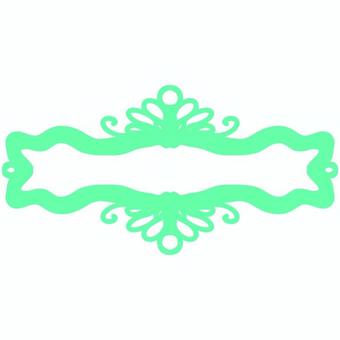 緑色の線で描かれた囲い風のあしらい 緑色の線で描かれた囲い風のあしらい 囲い,フレーム,緑色,あしらい,イラスト,手描き,手描きイラスト,シンプル,飾り,線画のイラスト素材
