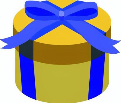 プレゼント プレゼントボックス,クリスマス,プレゼント,冬,ギフト,イベント,贈り物,リボン,黄色,箱のイラスト素材