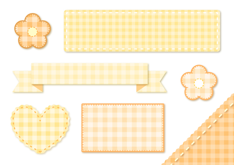 Illustration, проверка gingham, проверить, рамка, 