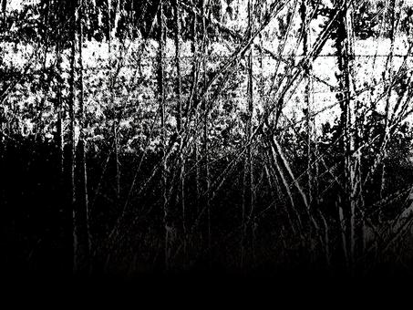 荒々しいかき傷のある手描き和風抽象背景 傷,ひっかき,かき傷,モノクロ,白黒,白,黒,荒々しい,線,ラインのイラスト素材