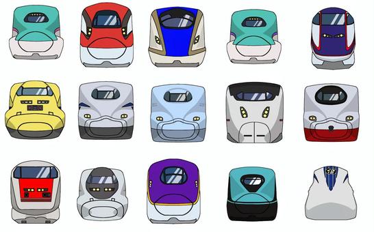 新幹線セット アウトライン 新幹線セット アウトライン 新幹線,アイコン,挿絵,ワンポイント,セット,のぞみ,電車アイコン,こまち,はくたか,みずほのイラスト素材