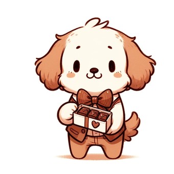 valentine dog, JPG valentine dog, valentine, love, present, JPG