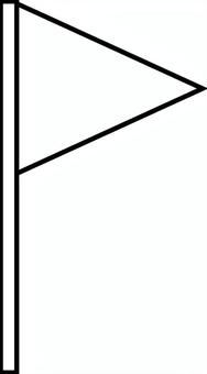 フラッグ 旗,小旗,大旗,フラッグ,三角,イベント,運動会,フェスティバル,応援,行事のイラスト素材